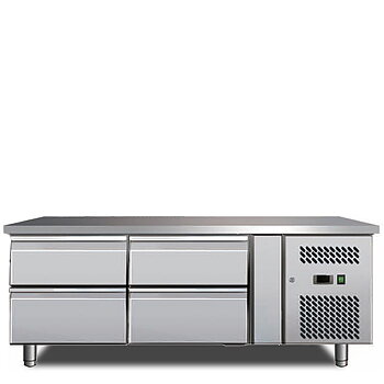  Grillkylbänk 1360x700x650mm med 4st draglådor GN