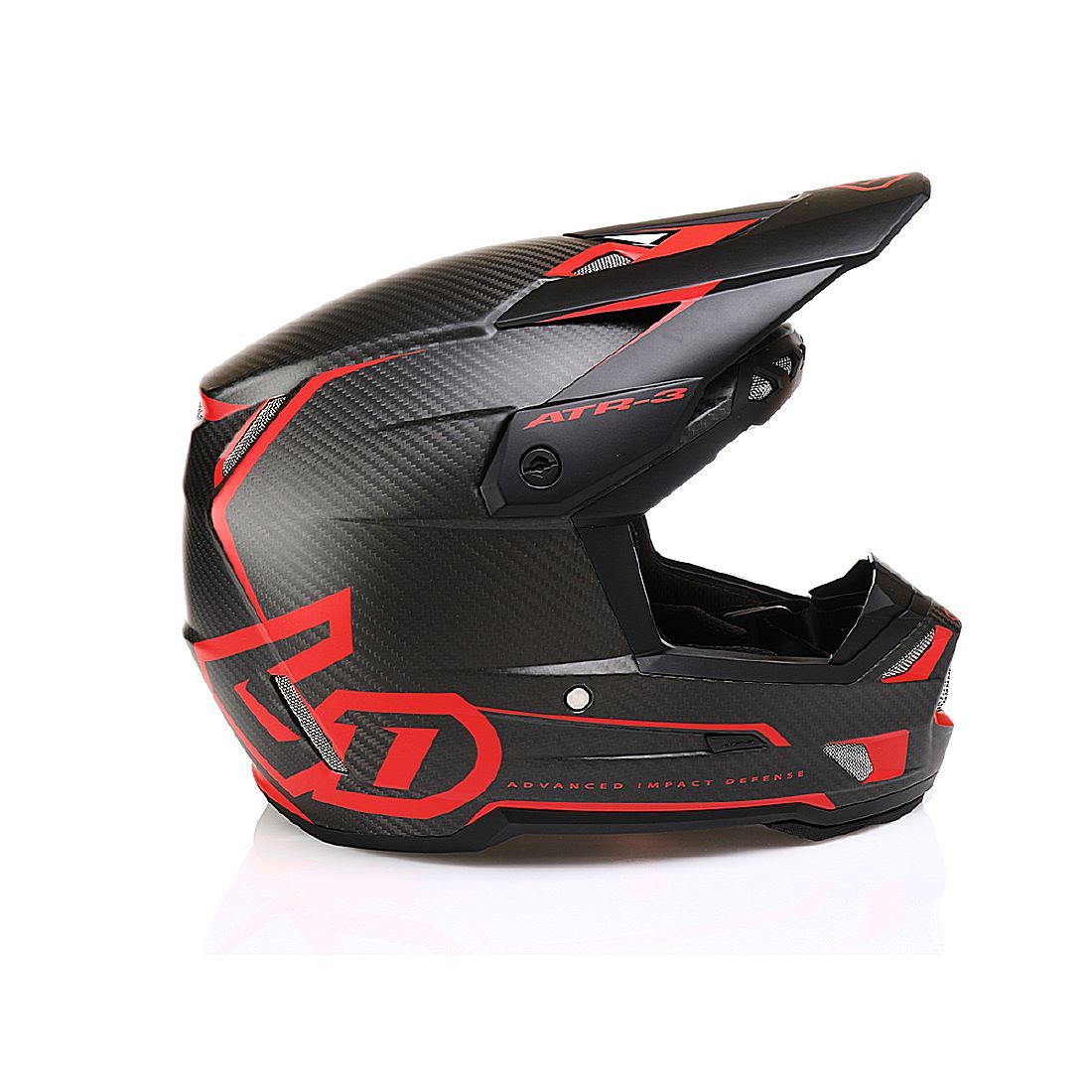 6D ATR-3 Nova Mate Rojo/Carbon Casco