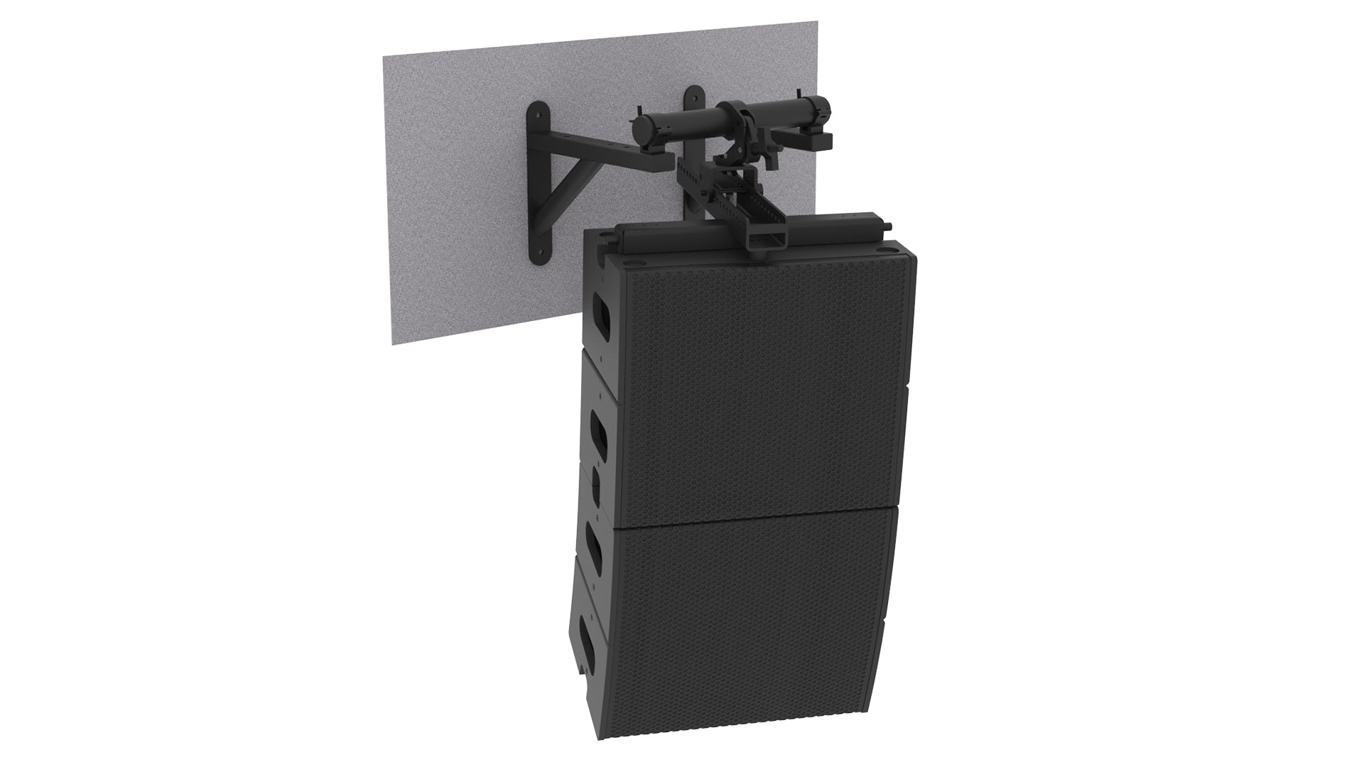 Wall console for flight hardware - 3