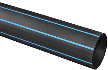 PE rör 40/3,7X6m blå stripe SDR11 PN16 PE100RC