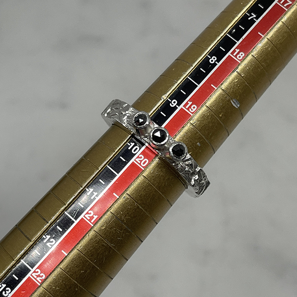 Diamantring fasettslipade - 3
