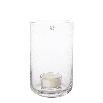 ERNST FORM Ljuslykta i glas  höjd 15cm