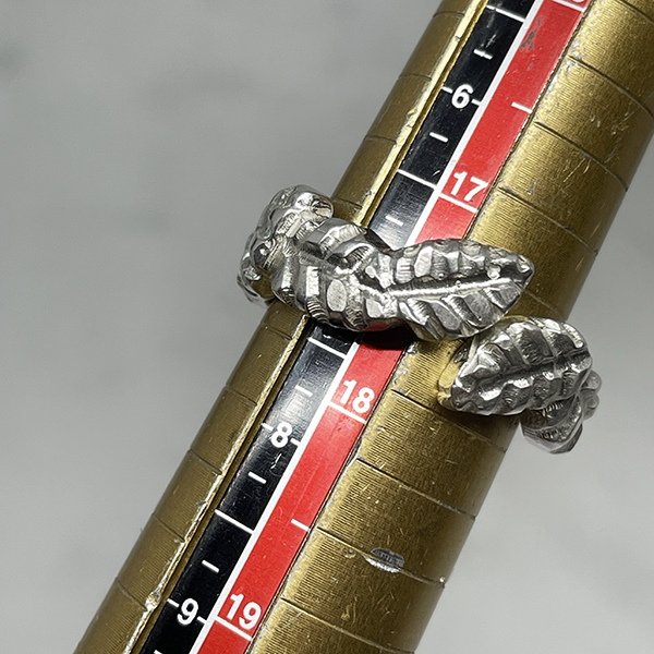 Diamantring vinrödbrun - 5