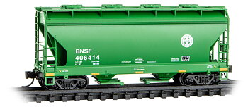 Centerflow 2-bay hopper BNSF Rd# 406414