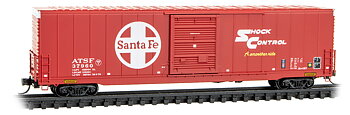 Box car 60' excess height, ATSF #37960