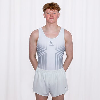 Carbon Fibre White Mens & Boys Leotard