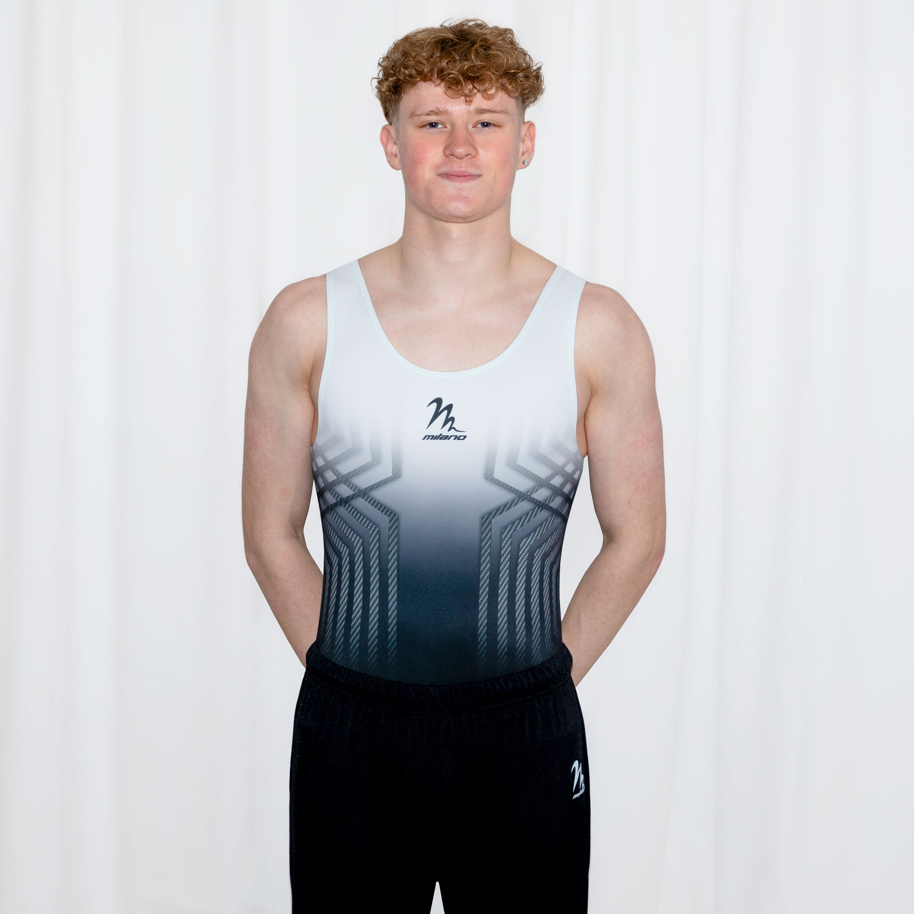 Carbon Fibre Black Mens & Boys Leotard