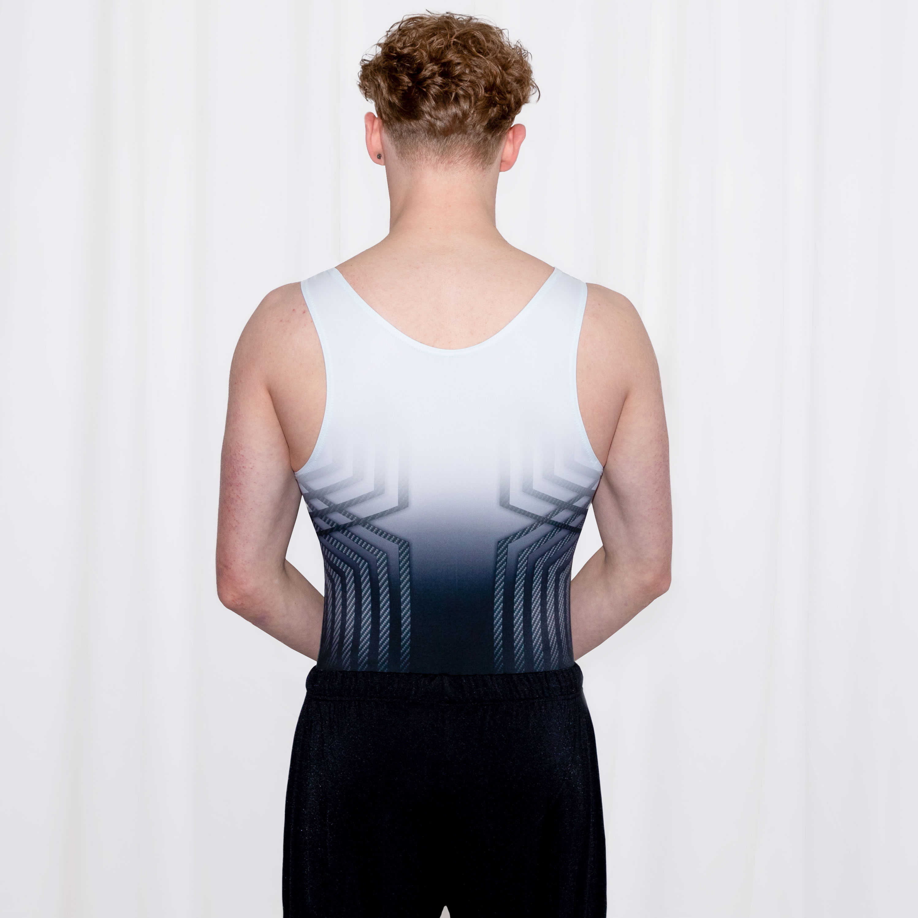 Carbon Fibre Black Mens & Boys Leotard - 3