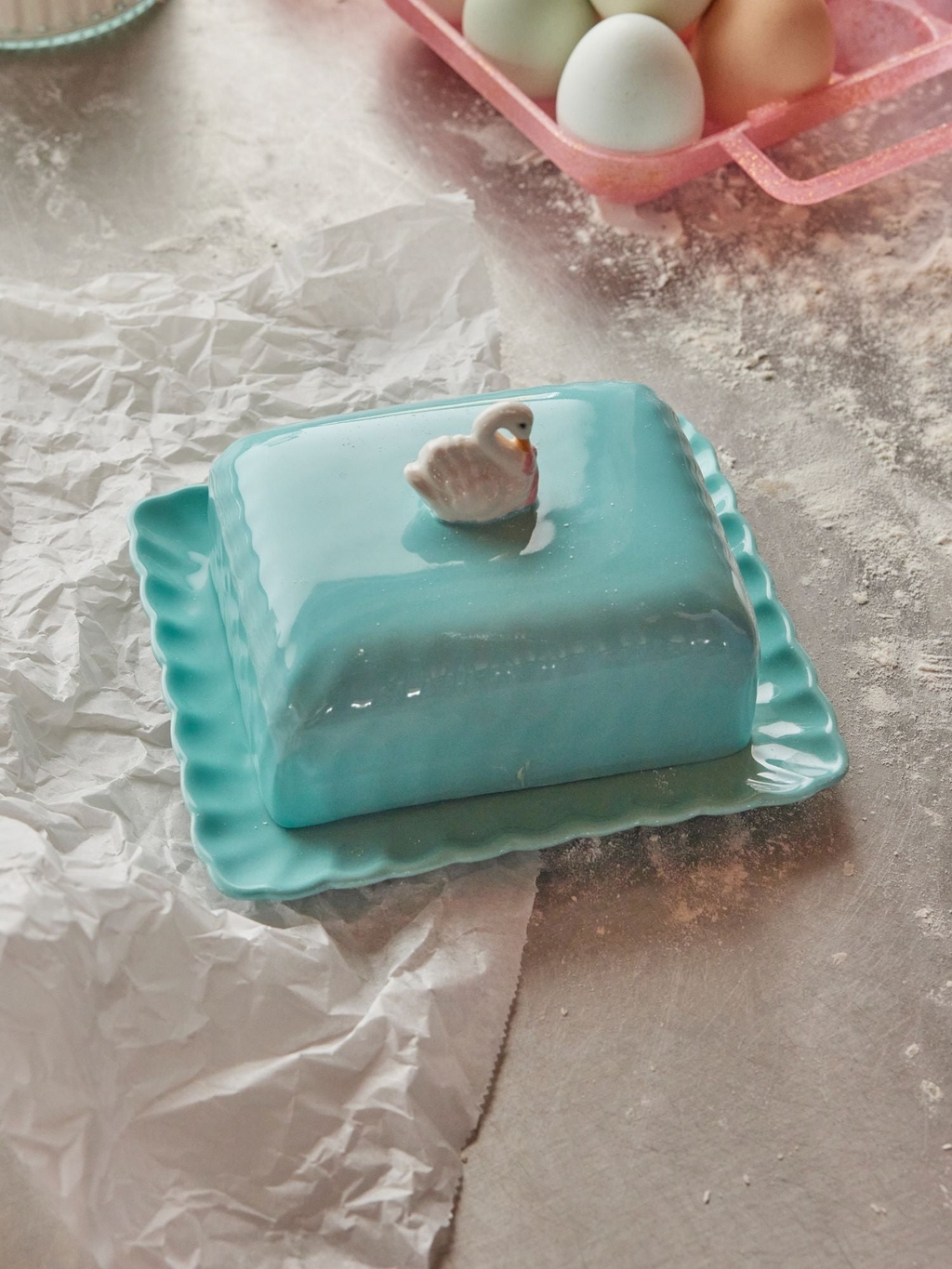 Mintgröna smörbox 