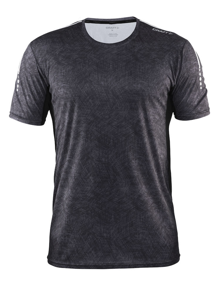 T-shirt Craft Mind, svart/platina, herr