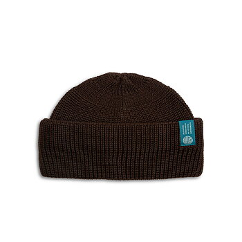Deus mössa Deck pill beanie brun