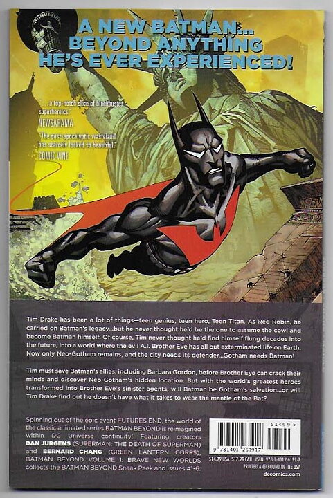 Batman Beyond: Volume 1 - Brave New Worlds TP NM