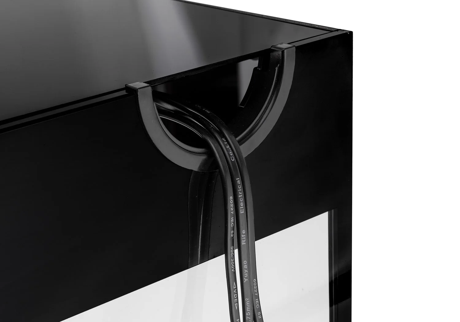 Aquael Glossy Cube Akvarium Svart LxBxH: 50x50x63 cm, 135 liter - 10