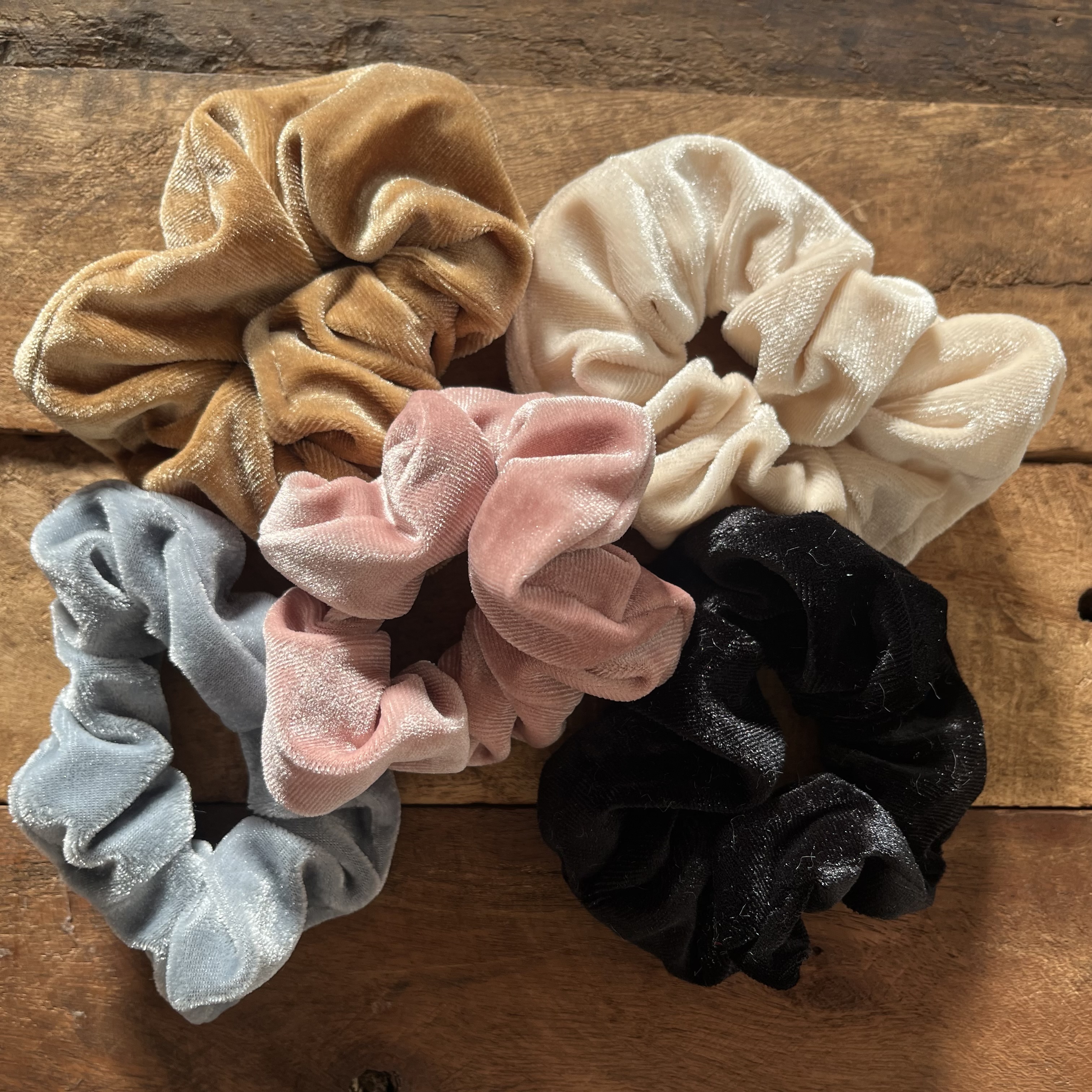 Scrunchie, sammet 