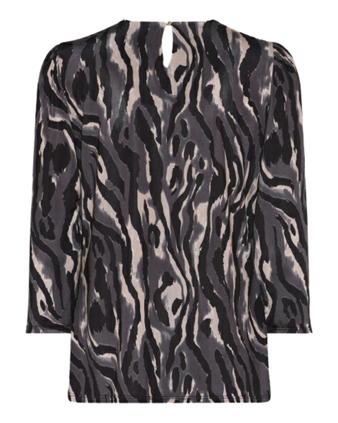 Topp Marcia grå/beige/svart mönstrad - 2