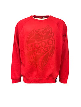 Oversized Logo Tröja Röd