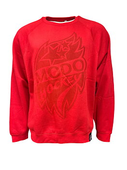 Oversized Logo Tröja Röd