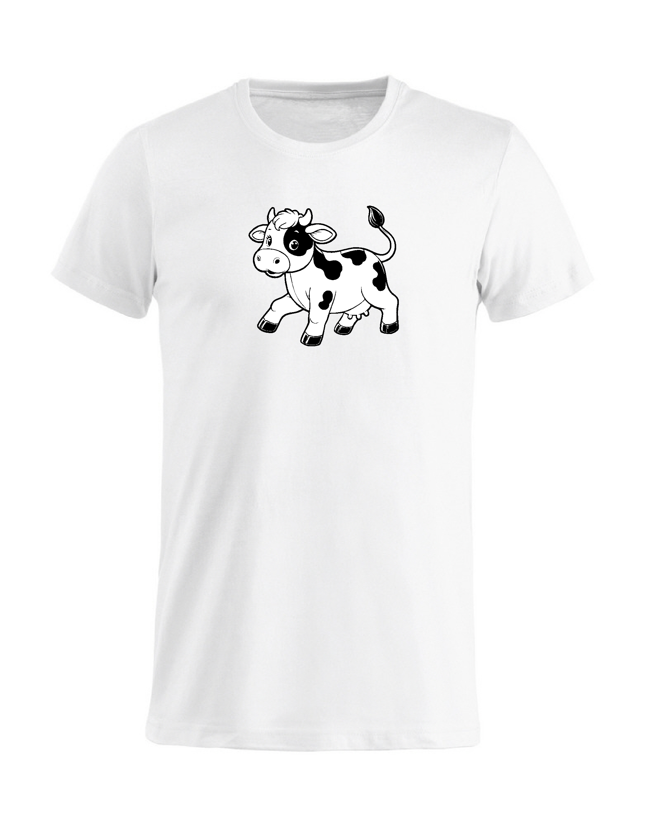 T-Shirt Barn "KO" - Vit