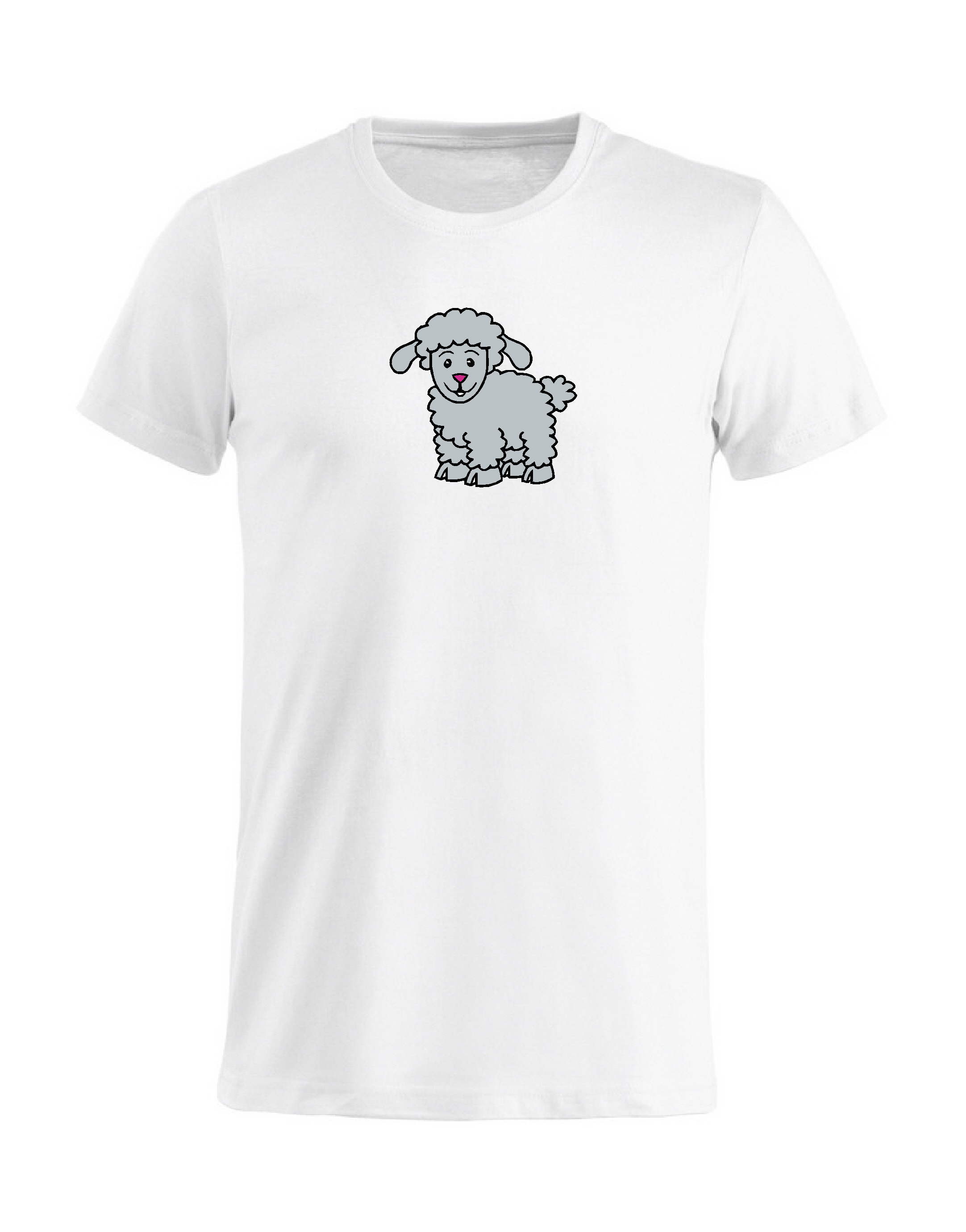 T-Shirt Barn "FÅR" - Vit
