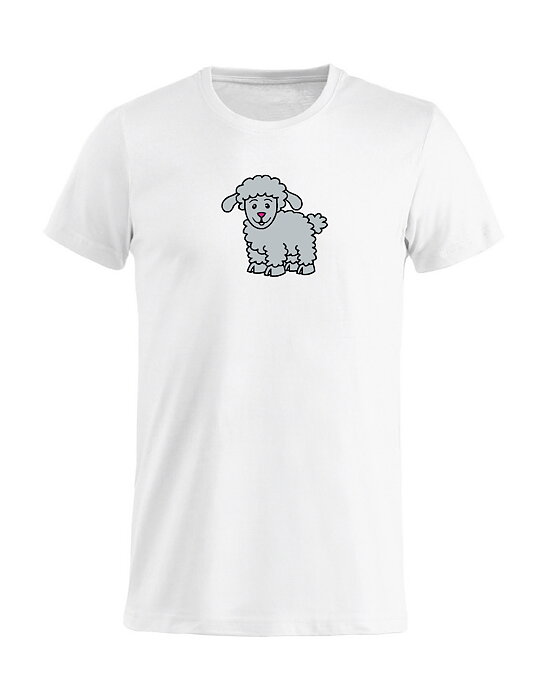 T-Shirt Barn "FÅR" - Vit