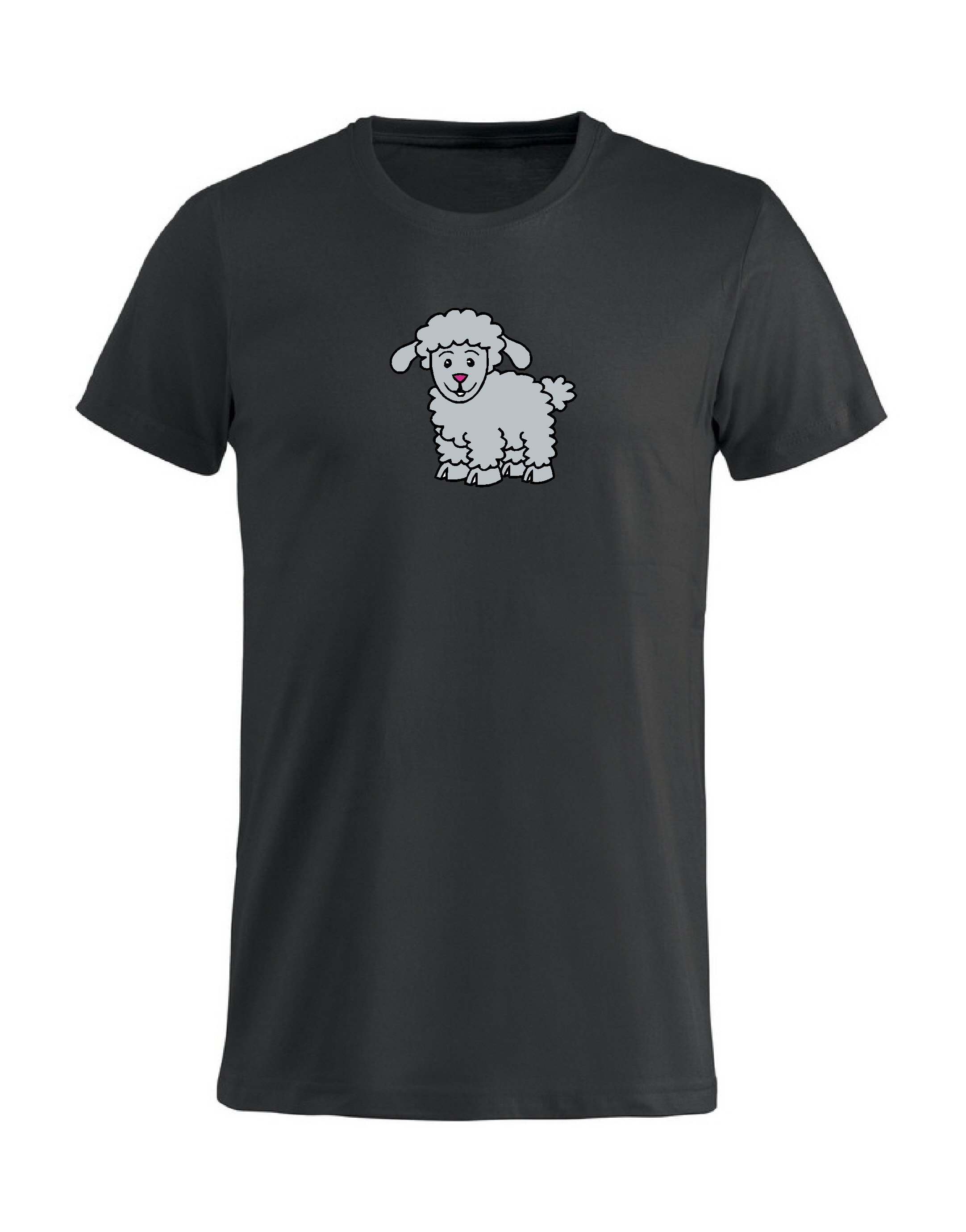 T-Shirt Barn "FÅR" - Svart