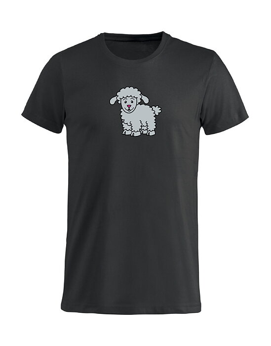 T-Shirt Barn "FÅR" - Svart