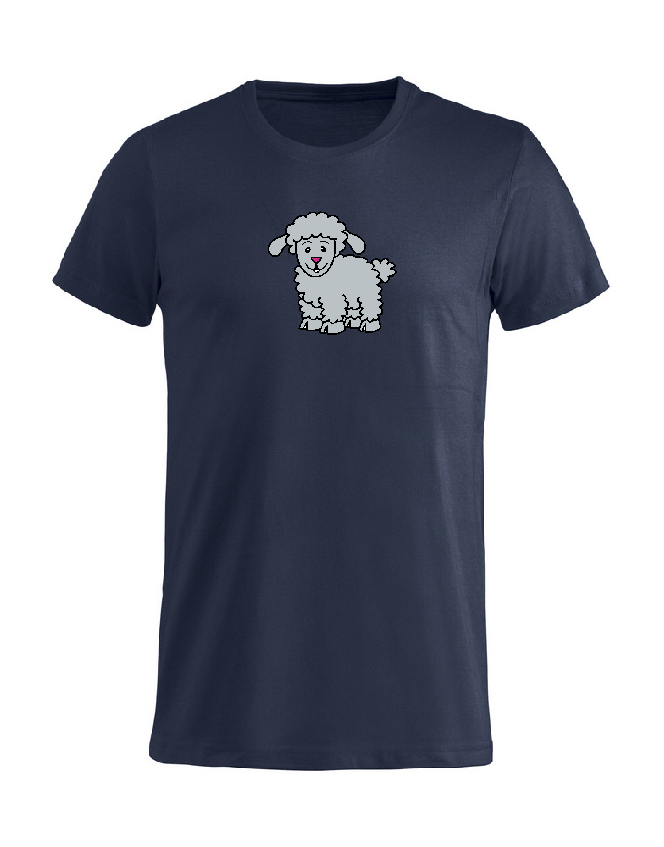 T-Shirt Barn "FÅR" - Mörkblå