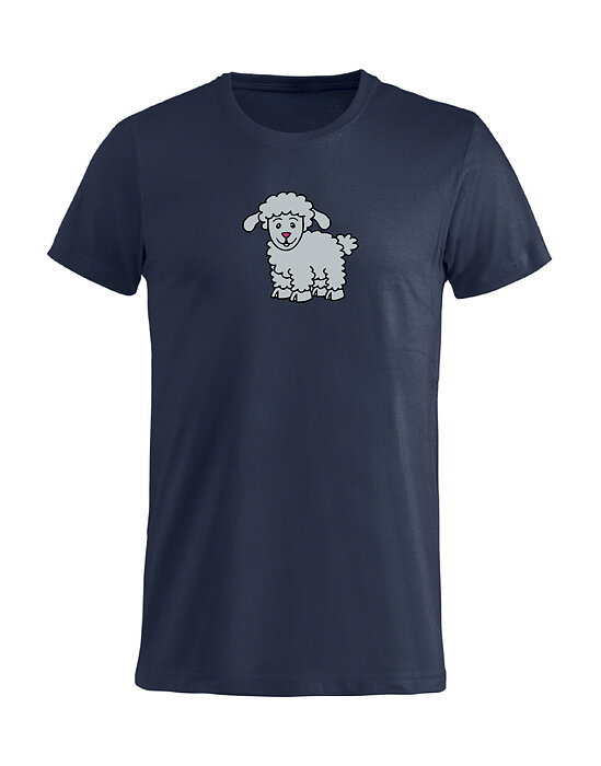 T-Shirt Barn "FÅR" - Mörkblå