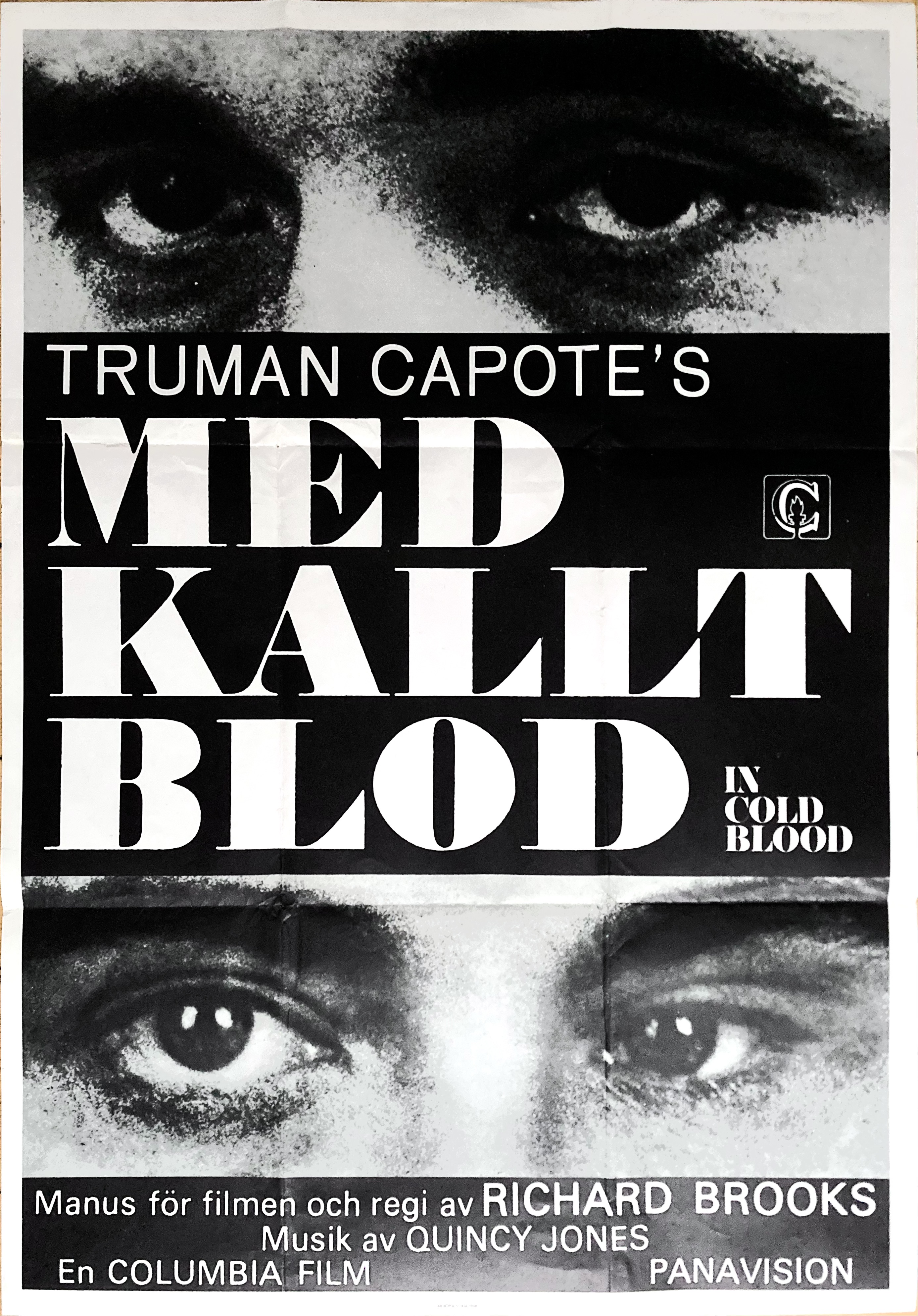 MED KALLT BLOD (1968) Style A
