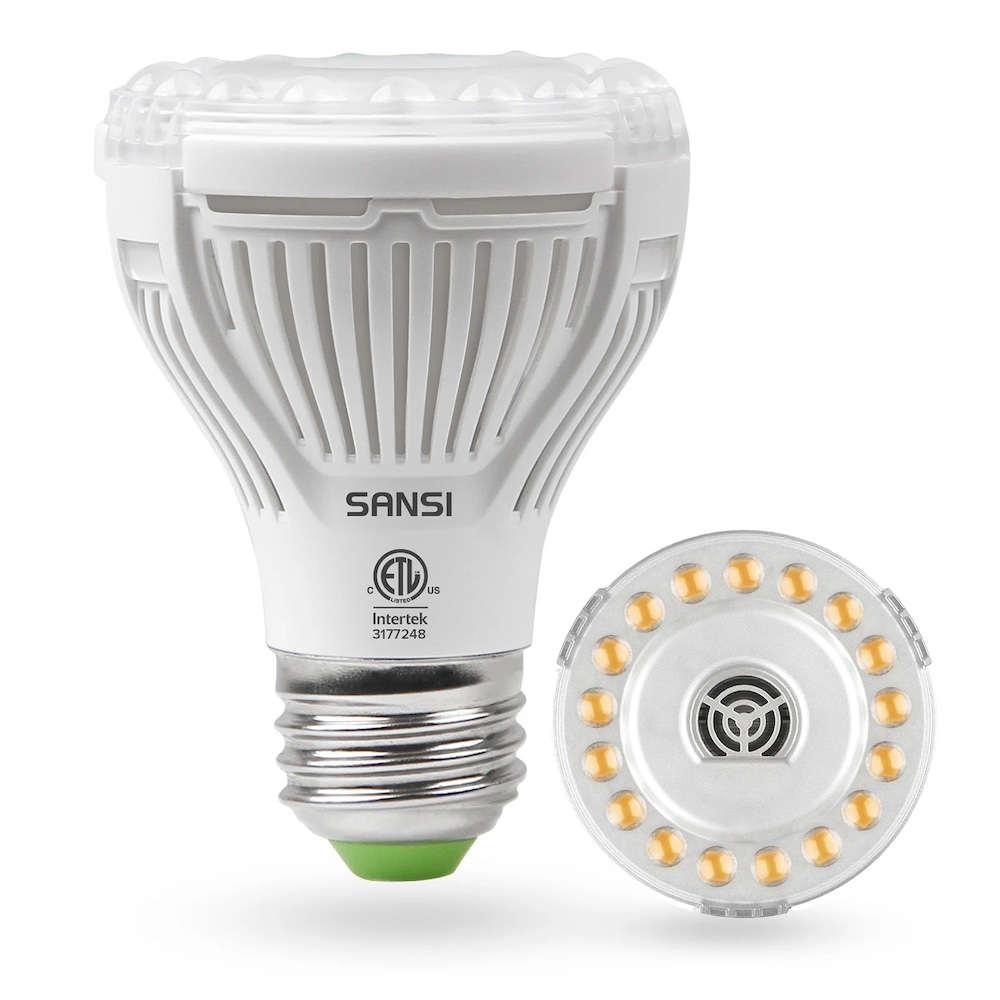 Sansi LED Växtlampa E27 - 10W fullspektrum