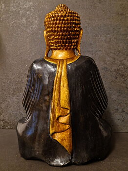 Buddha med Gyan Mudra Staty - 30 cm