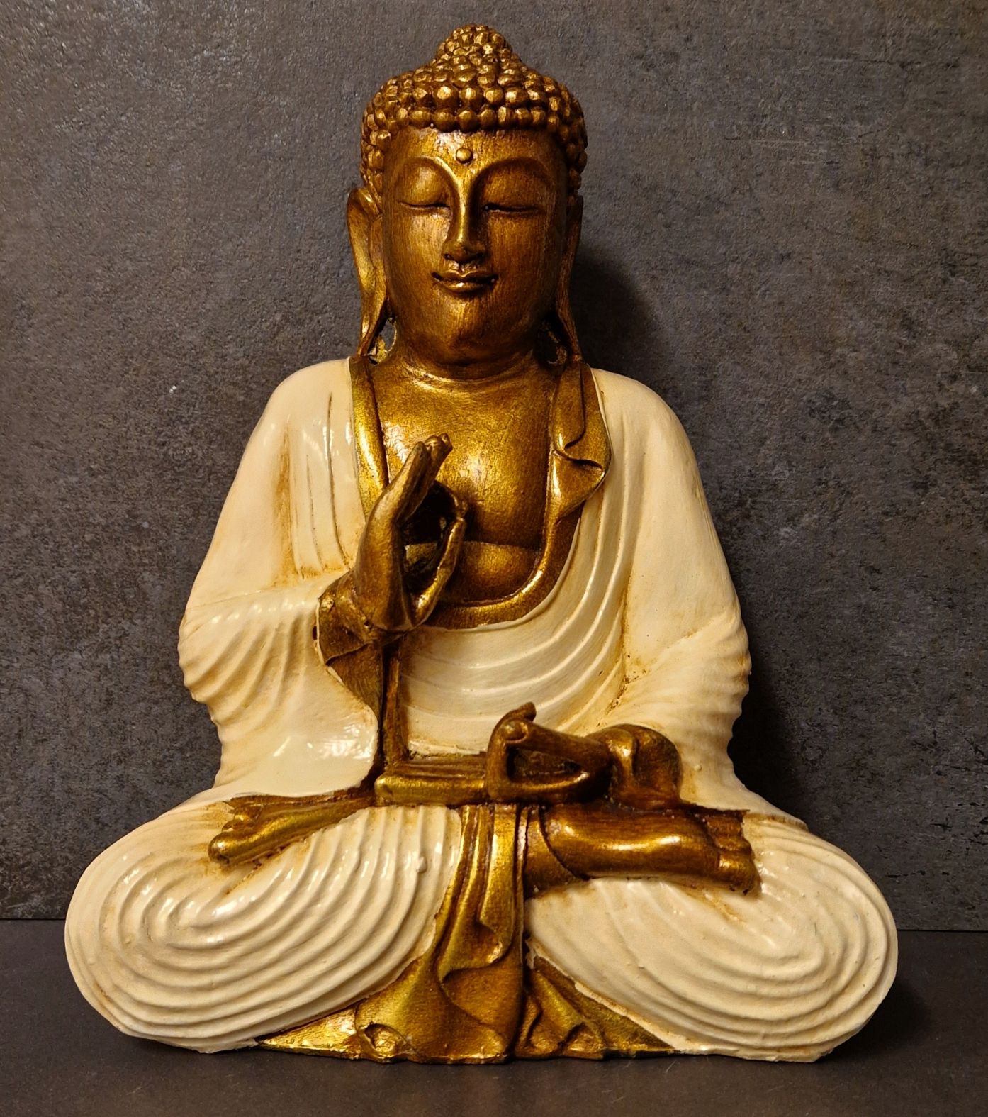 Buddha med Gyan Mudra Staty - 30 cm - 3