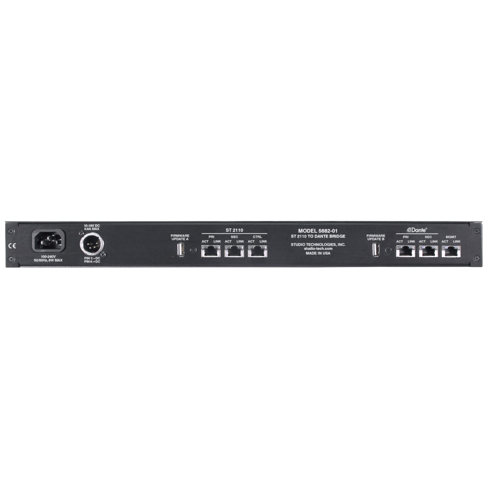Studio Technologies - Model 5682-01 ST 2110 till Dantebrygga, 32ch - 2
