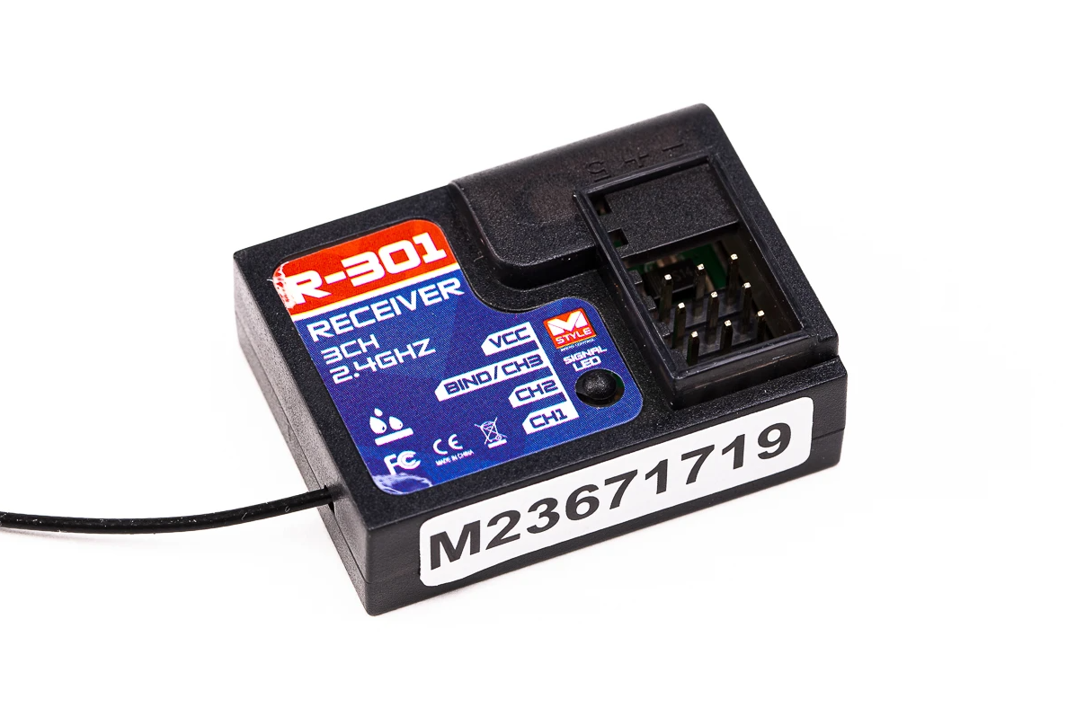 Mstyle Receiver R-301 3Ch 2.4GHZ - Waterprof - 2