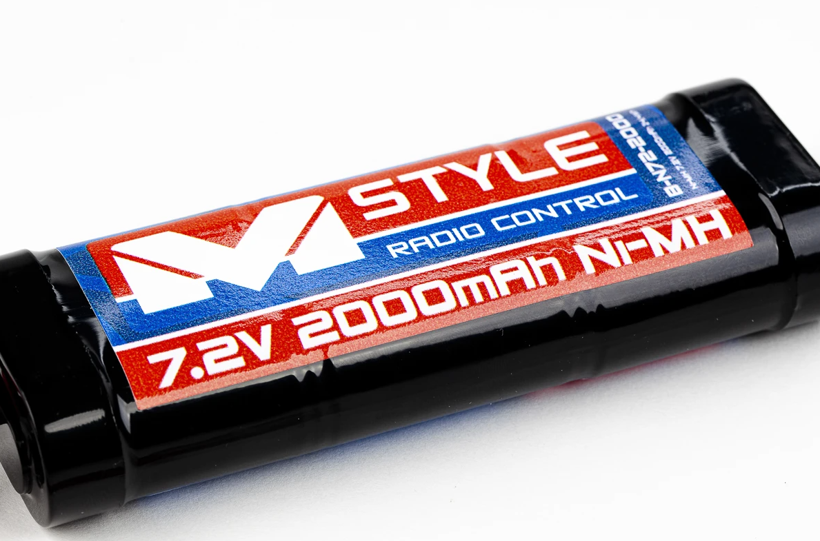 Mstyle 7.2V 2000mAh Nimh Stick Pack , w/ Tamiya Plug - 2