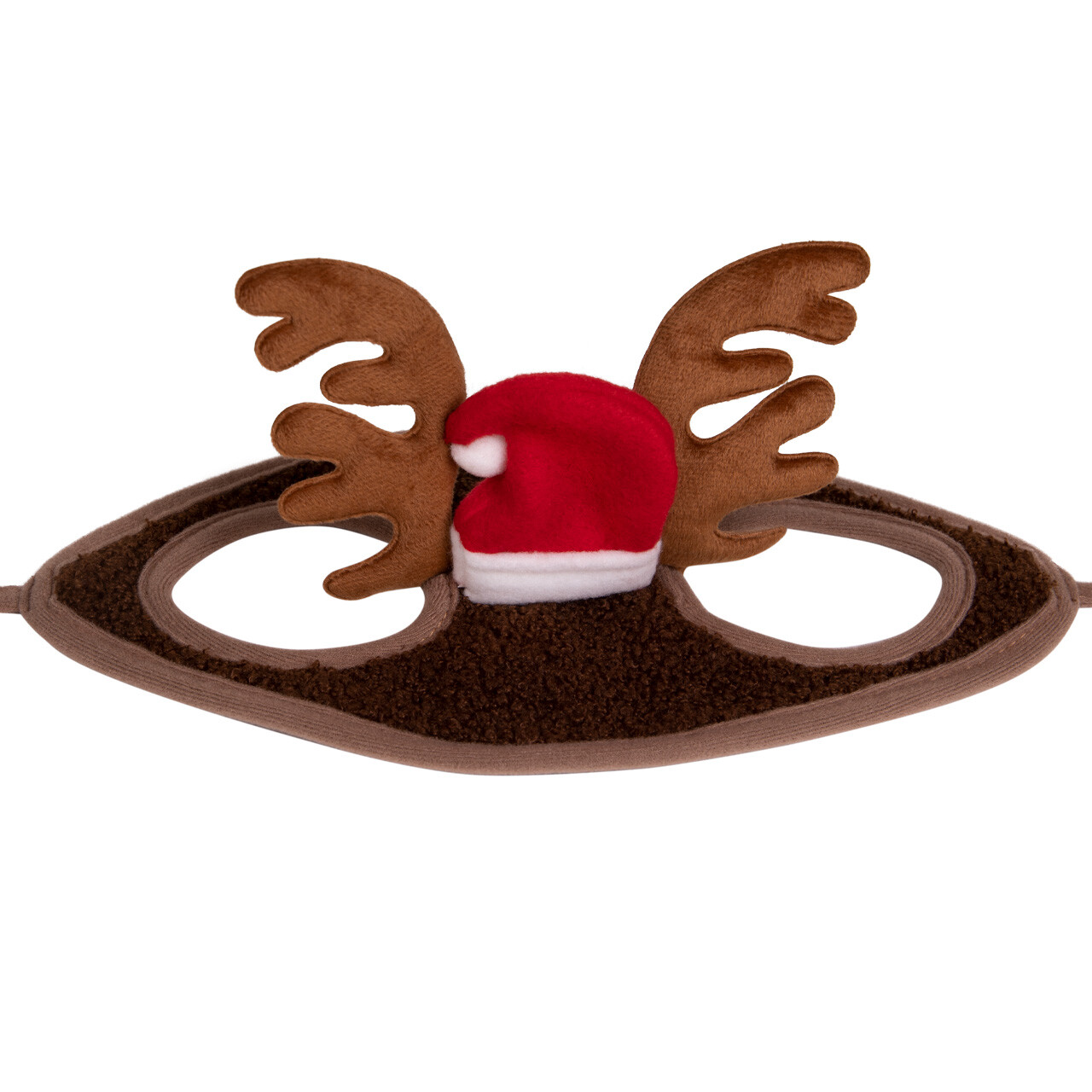QHP Christmas Hat Horse Antler- Red