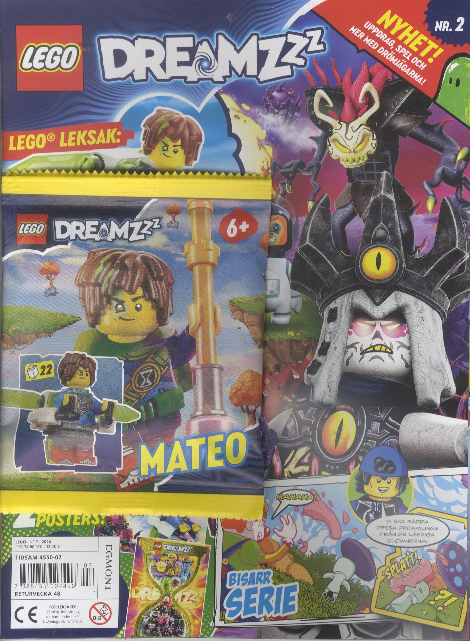 LEGO nr 7 2024, Dreamzzz med Mateo LEGO figur