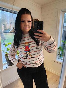 Collegetröja Pippi Rutrand