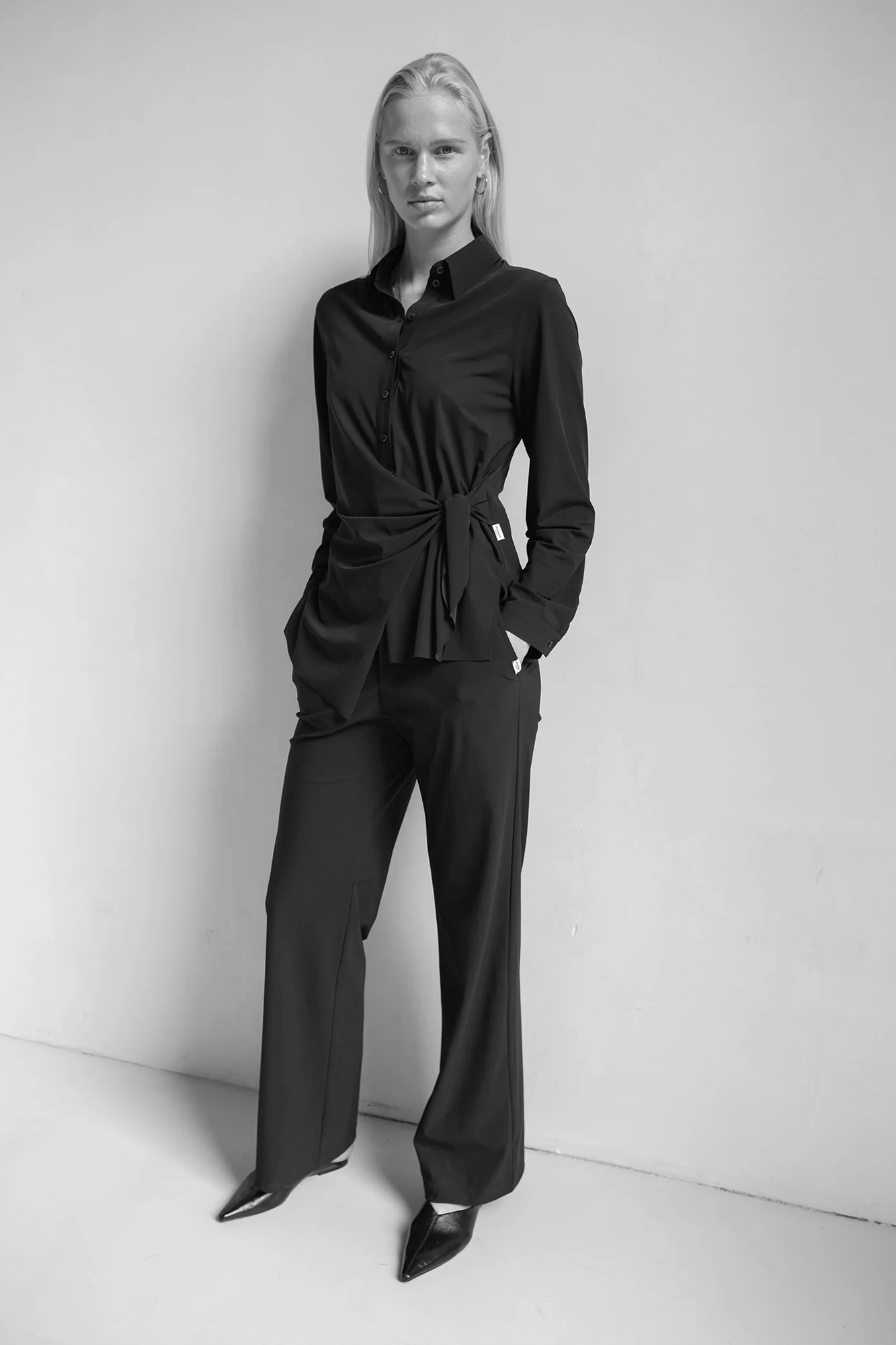PENN&INK W24LTD Blouse Black - 3