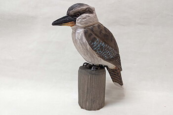 Laughing kookaburra 14x7x22 cm