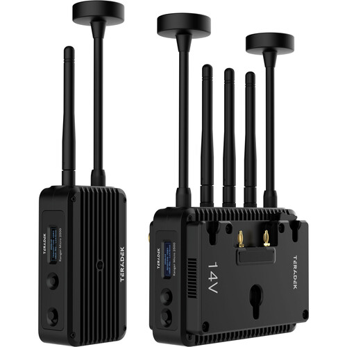 Teradek Ranger Micro 2500 3G-SDI/HDMI - Wireless TX/RX Deluxe Kit Gold-Mount