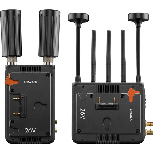 Teradek Ranger Mk II 2500 12G-SDI/HDMI - Wireless TX/RX Deluxe Kit 26V Gold-Mount