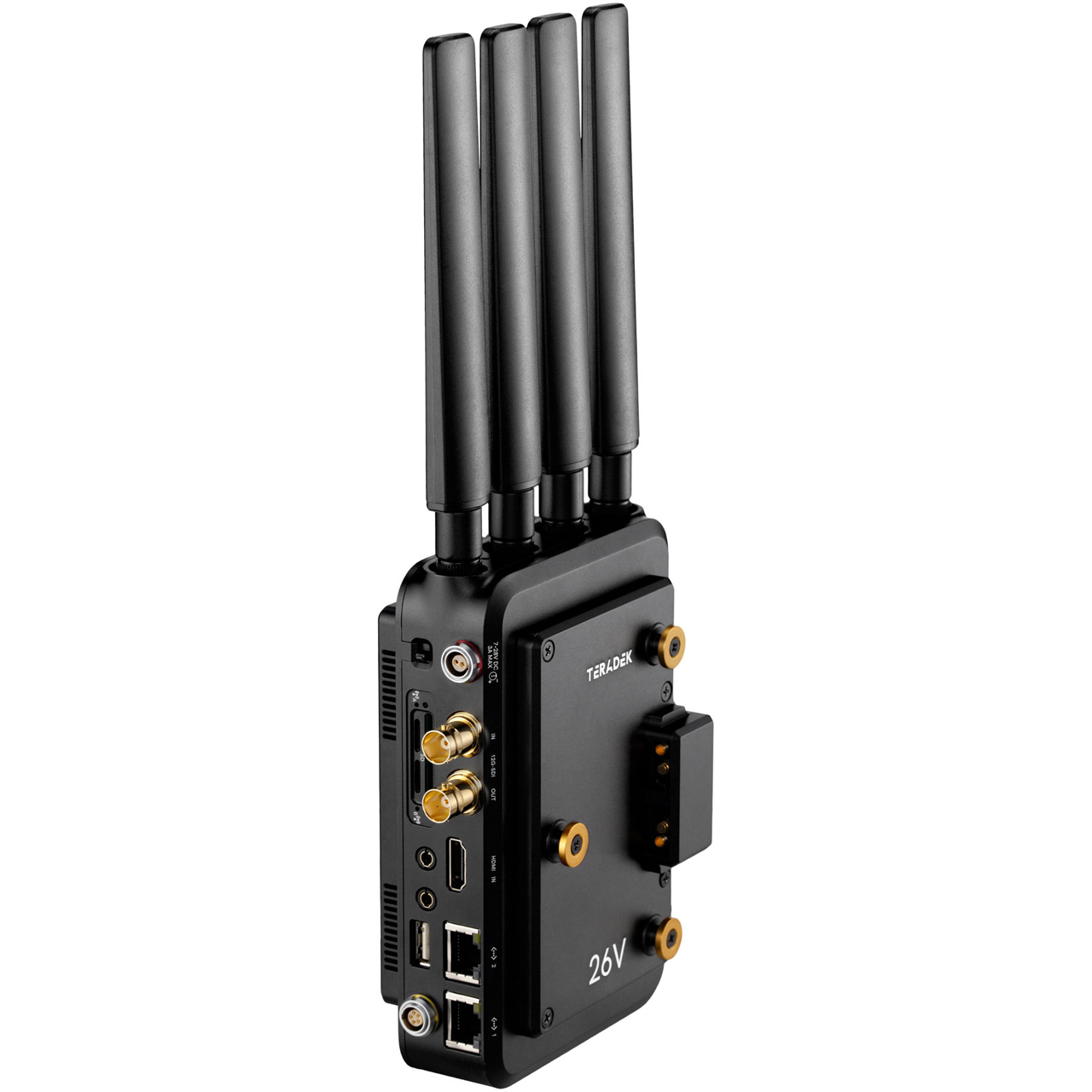 Teradek Prism Mobile Mk II Dual 4G HEVC/AVC Encoder Gold Mount 26V - 5