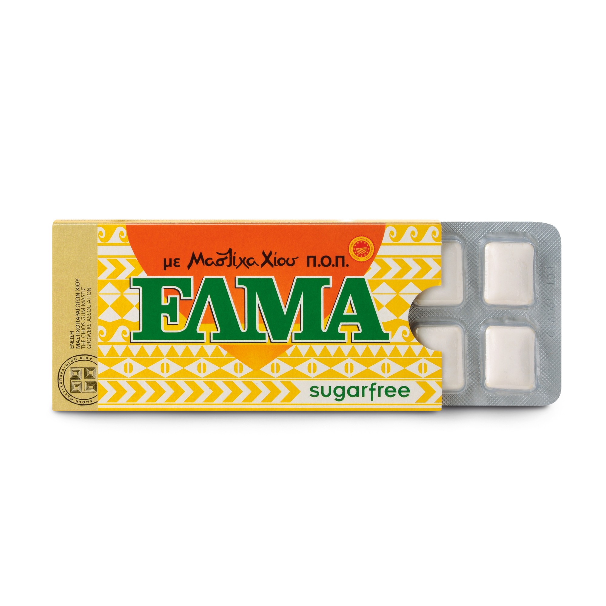 elma, sockerfri tuggummi P.D.O. från Ön Chios i Grekland