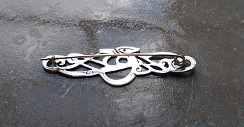 Keltisk Brosch  i Sterling silver