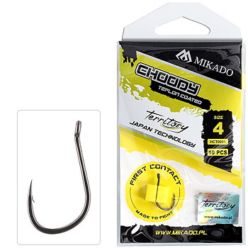 MIKADO CARP HOOK - TERRITORY - CHOODY - TEFLON COATED 10 PCS