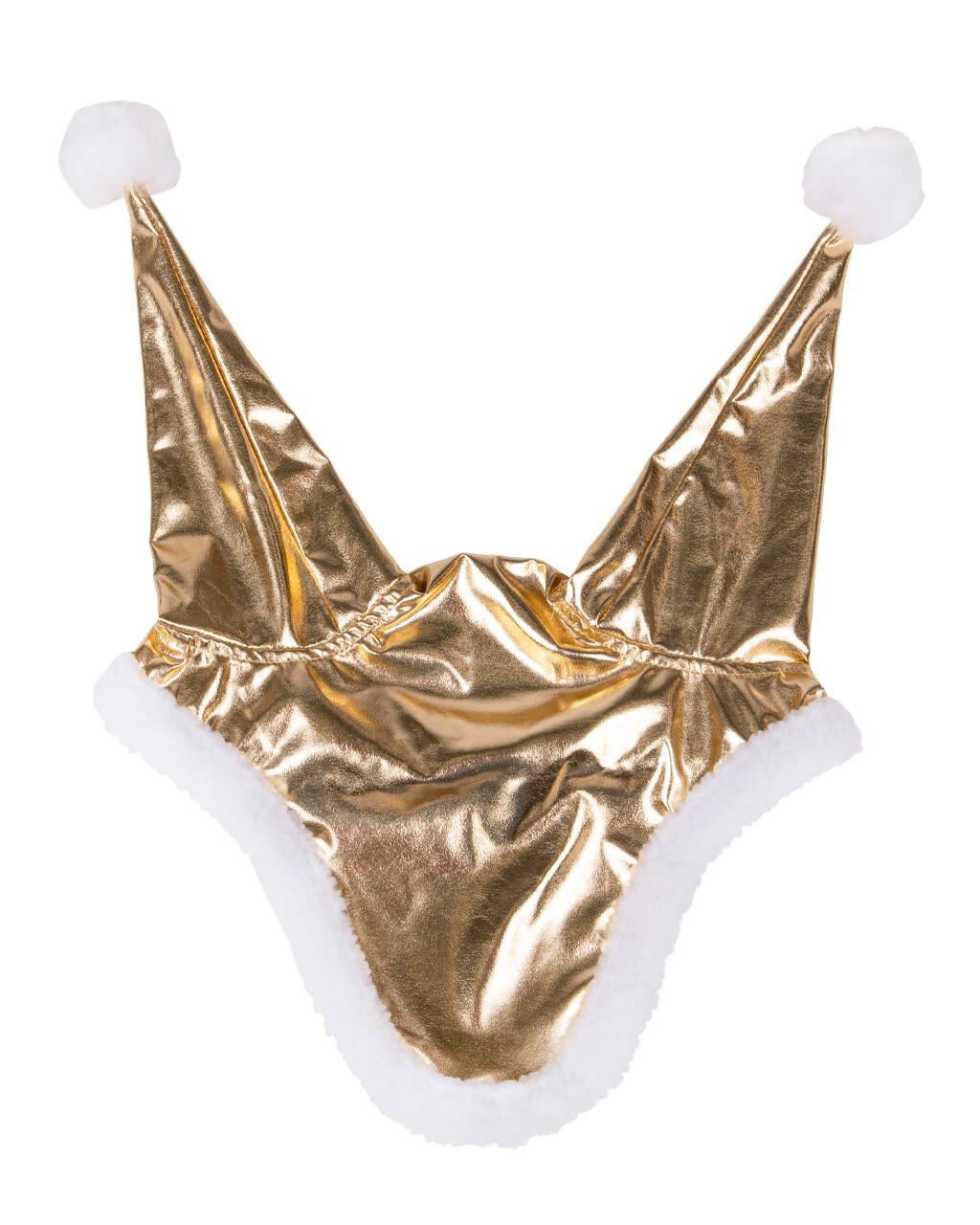 QHP Ear Net Santa Christmas - Gold