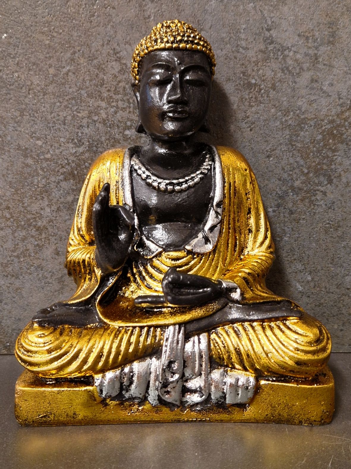 Buddha med Gyan Mudra Staty - 20 cm - 4