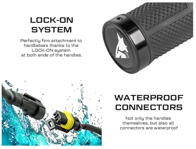 Handtagsvärme Shark med tumgasvärme Lock-On - 7