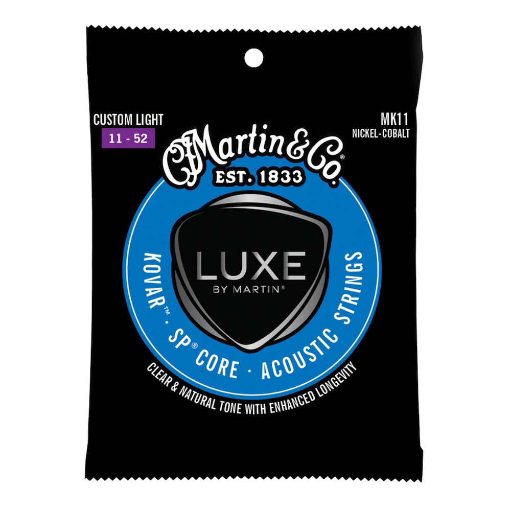 Martin MK11 LUXE Kovar Nickel-Cobalt Acoustic Guitar Strings 011-052